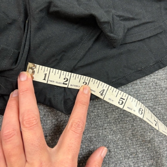 NAKED PRINCESS Women’s Black 3/4 Sleeve V-Neck Romper Shorts size: Small - Picture 12 of 12